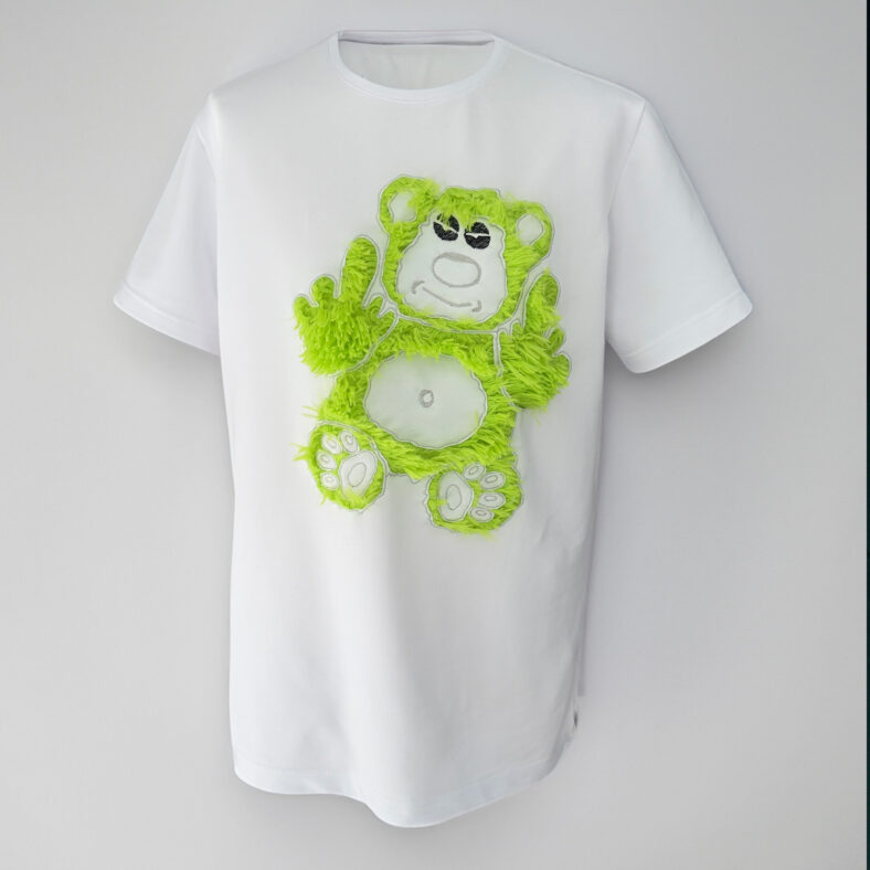 Bear Embroidered T-Shirt
